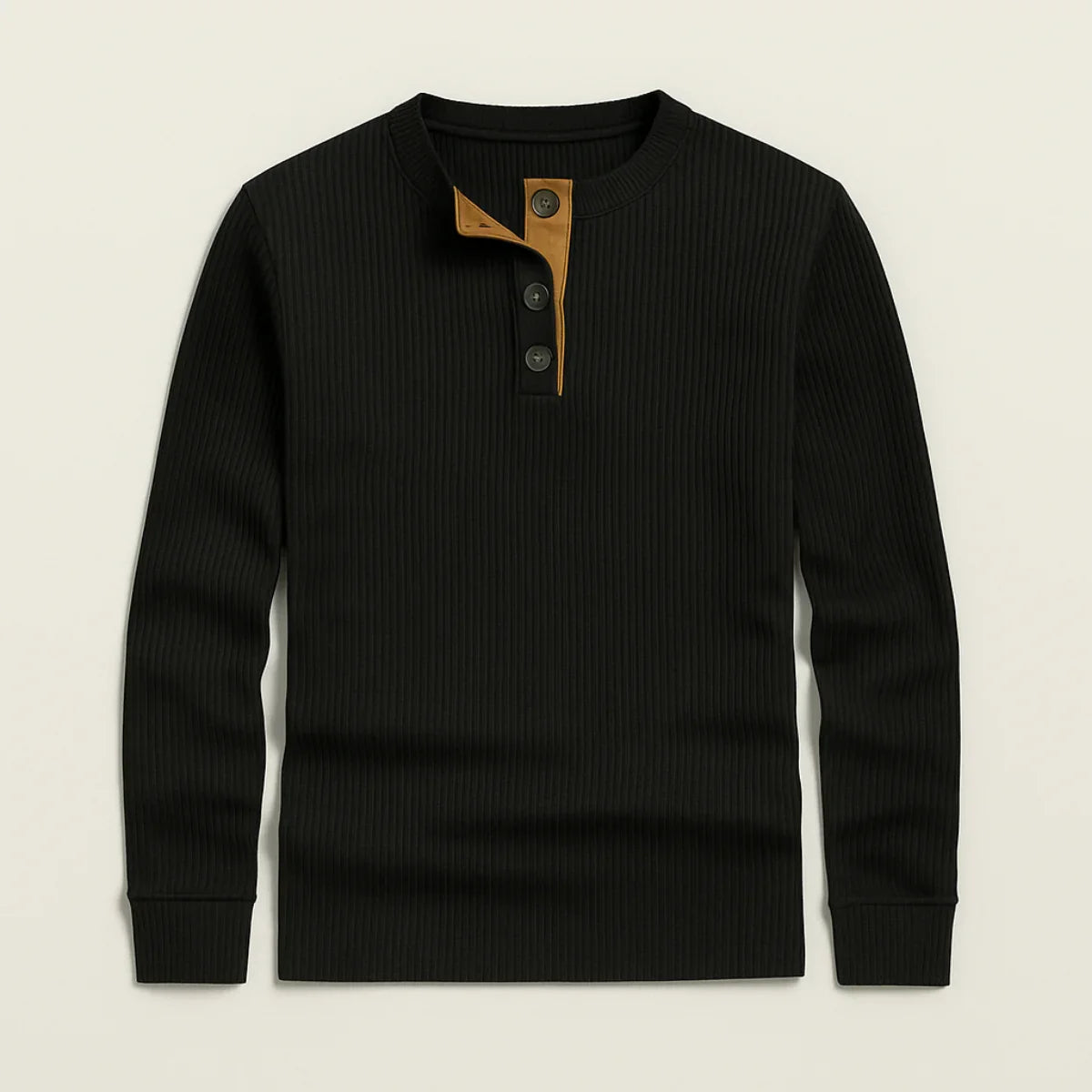 Men's Quarter Zip Jumper Wool Blend