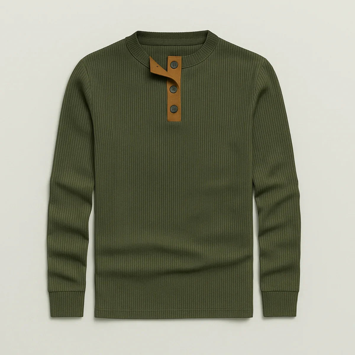 Men's Quarter Zip Jumper Wool Blend