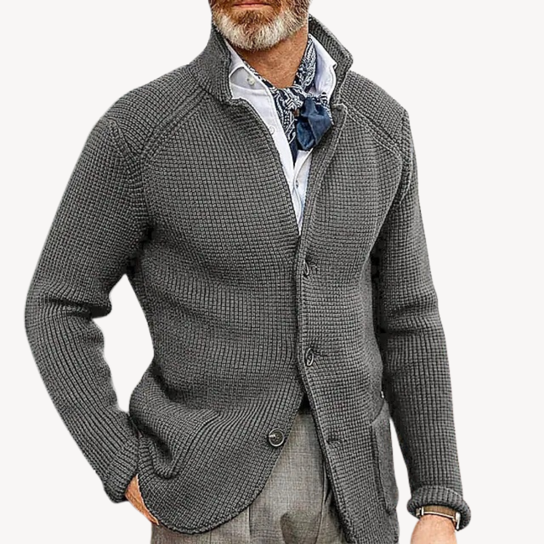 Men's Cardigan Knitted Wool