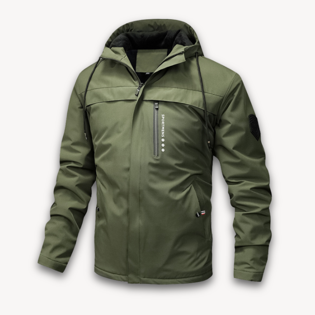 Men's Waterproof Hooded Jacket Lightweight