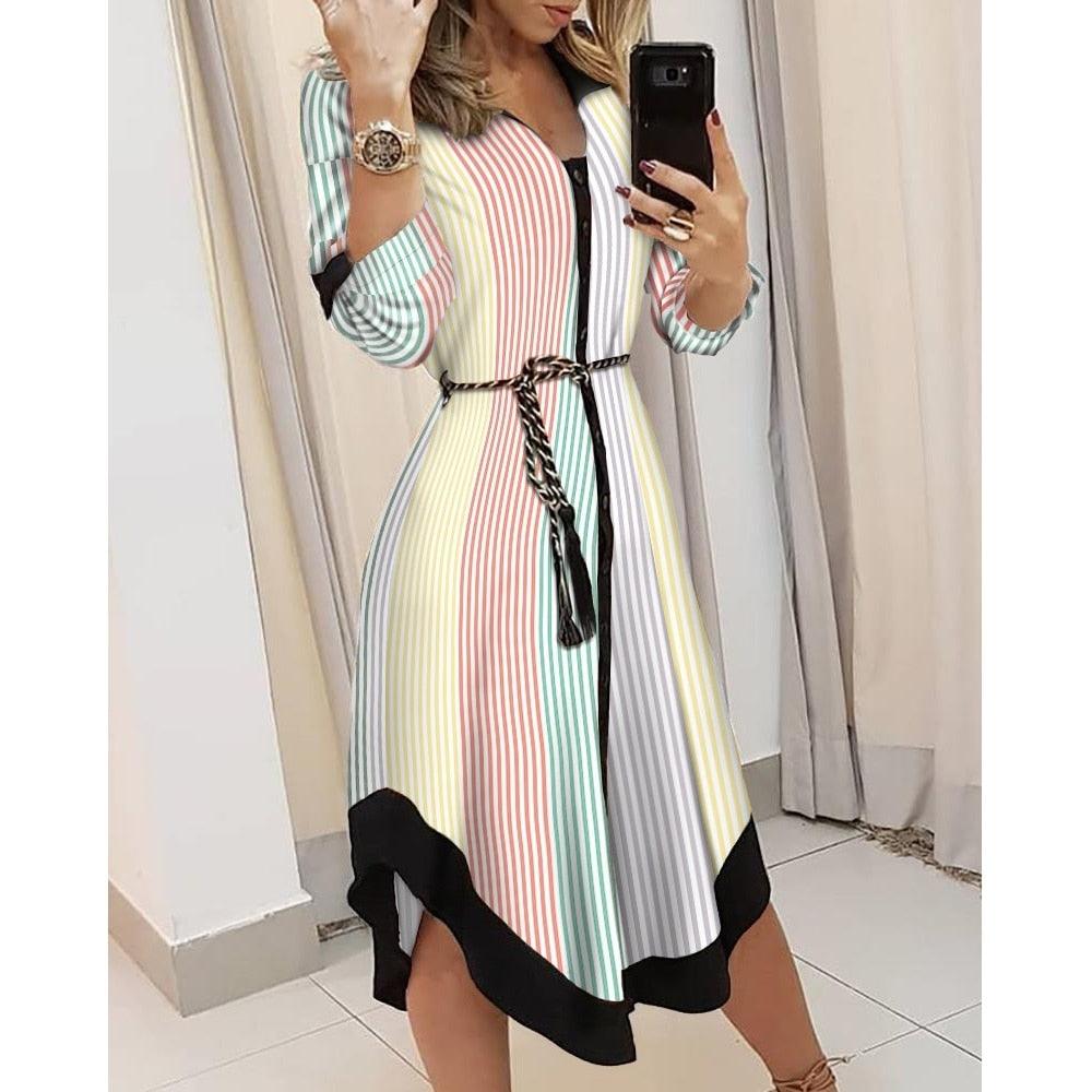 Women's Casual Summer Dress - Breathable Fabric