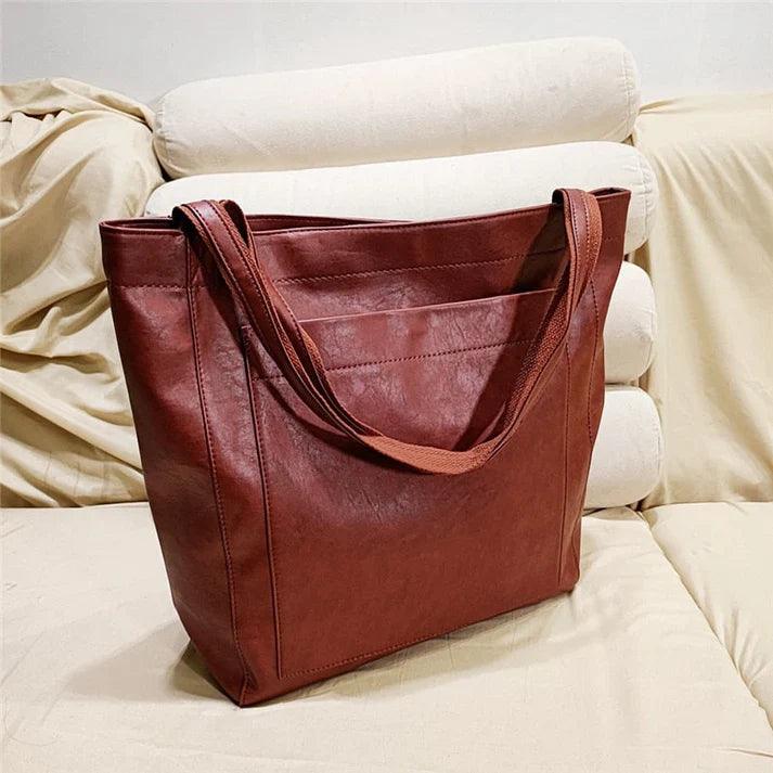 Women's Leather Shoulder Bag Stylish - northernnomad