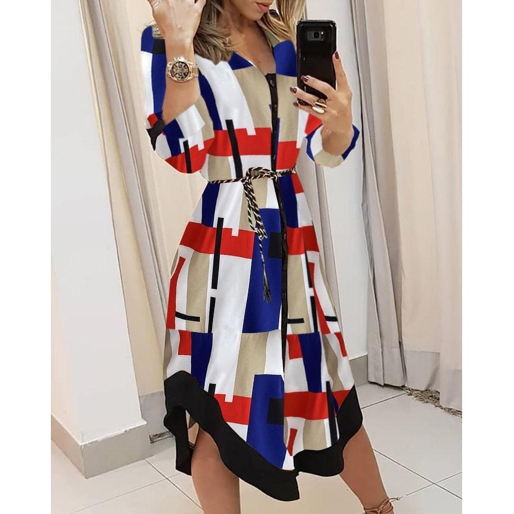 Women's Casual Summer Dress - Breathable Fabric