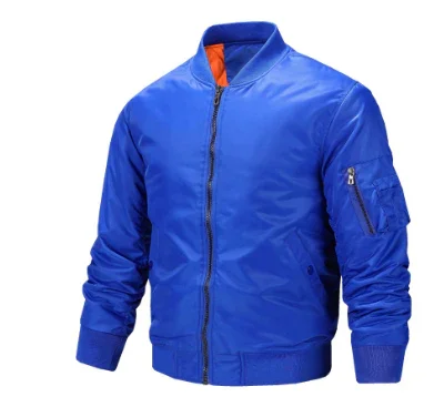 Men's Lightweight Bomber Jacket with Zipper