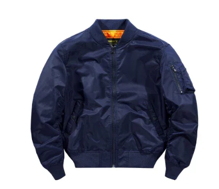 Men's Lightweight Bomber Jacket with Zipper