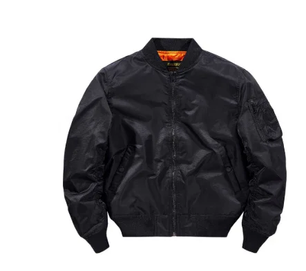 Men's Lightweight Bomber Jacket with Zipper