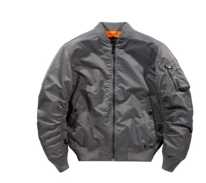 Men's Lightweight Bomber Jacket with Zipper