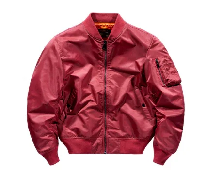 Men's Lightweight Bomber Jacket with Zipper