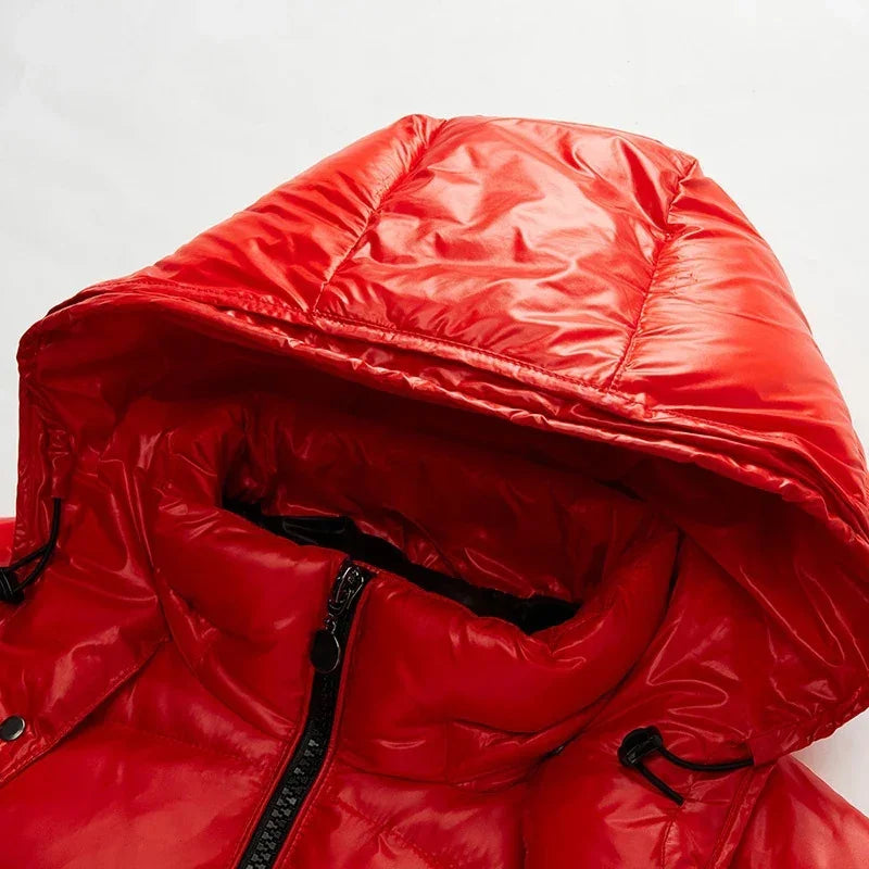Men's Lightweight Puffer Jacket Water-Resistant Winter Outerwear