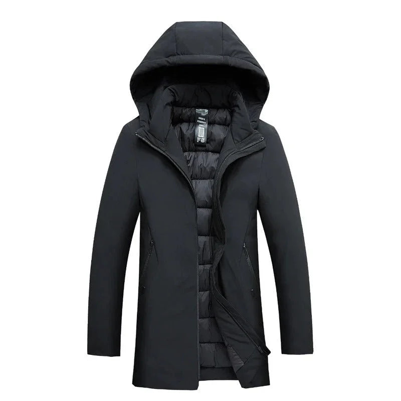 Men's Winter Parka Coat Windproof Water-Resistant