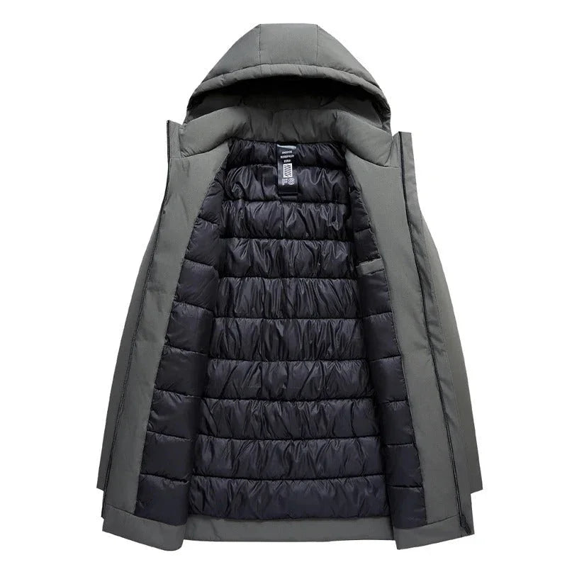 Men's Winter Parka Coat Windproof Water-Resistant