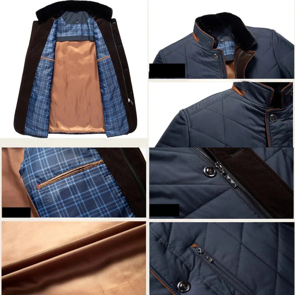 Men's Winter Jacket Modern Warm Versatile
