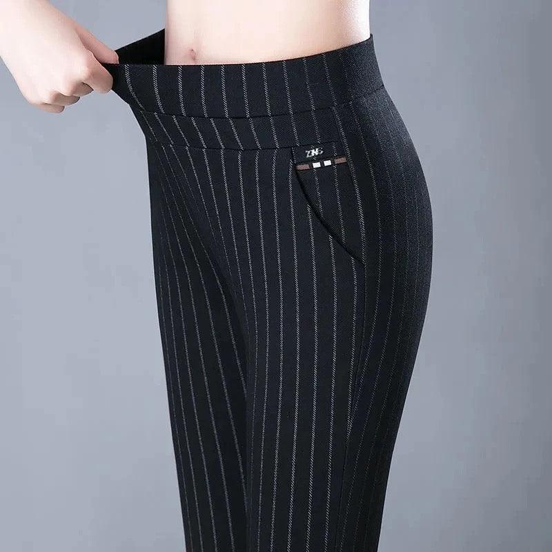 Women's High-Waisted Stretch Leggings with Faux Pocket Detail