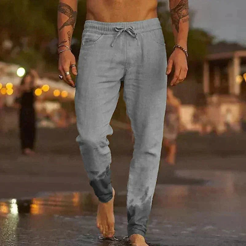 Men's Lightweight Linen Trousers