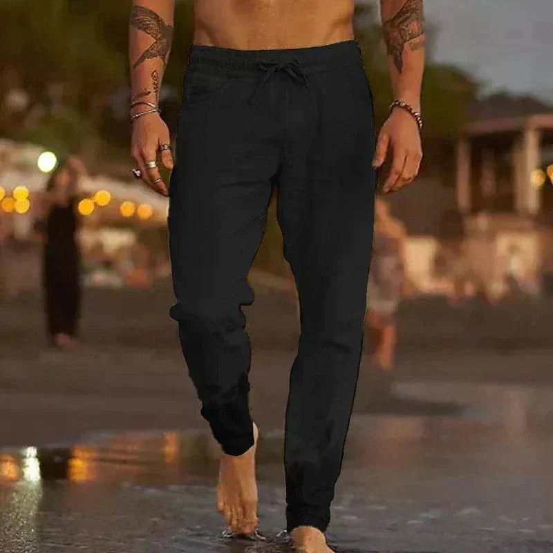 Men's Lightweight Linen Trousers