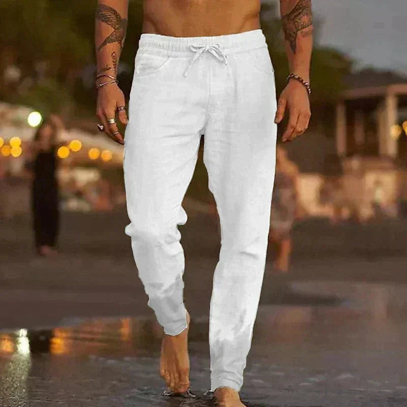 Men's Lightweight Linen Trousers