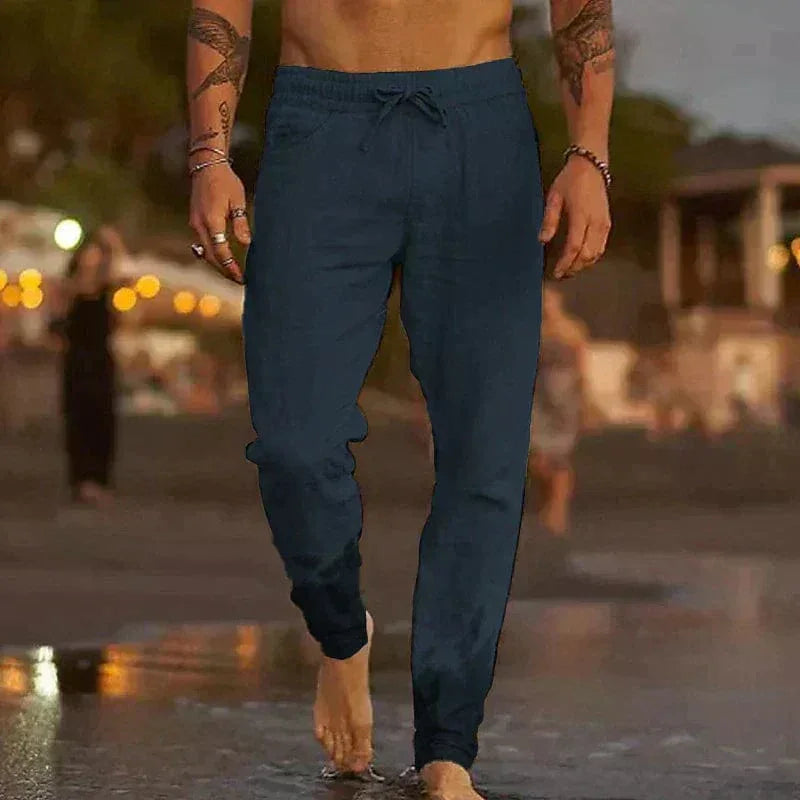 Men's Lightweight Linen Trousers