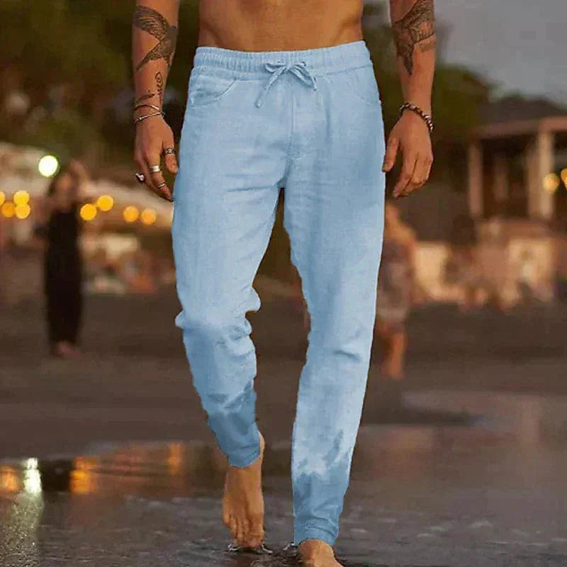 Men's Lightweight Linen Trousers