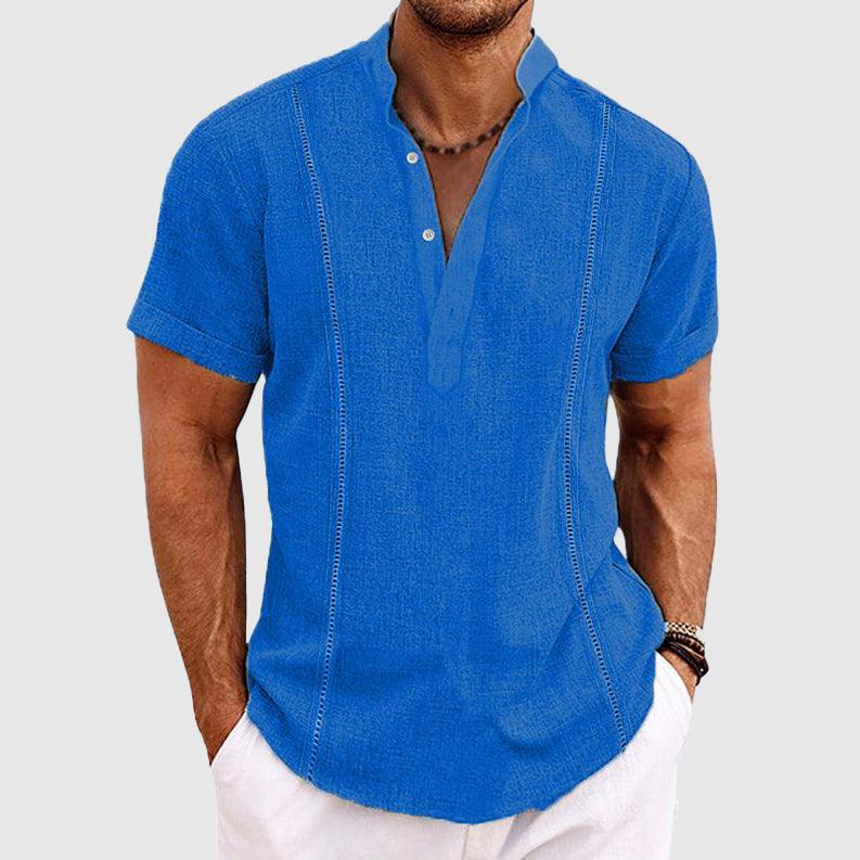 Men's Short Sleeve Shirt Breathable Fabric