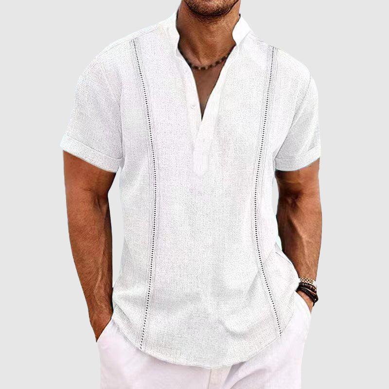 Men's Short Sleeve Shirt Breathable Fabric