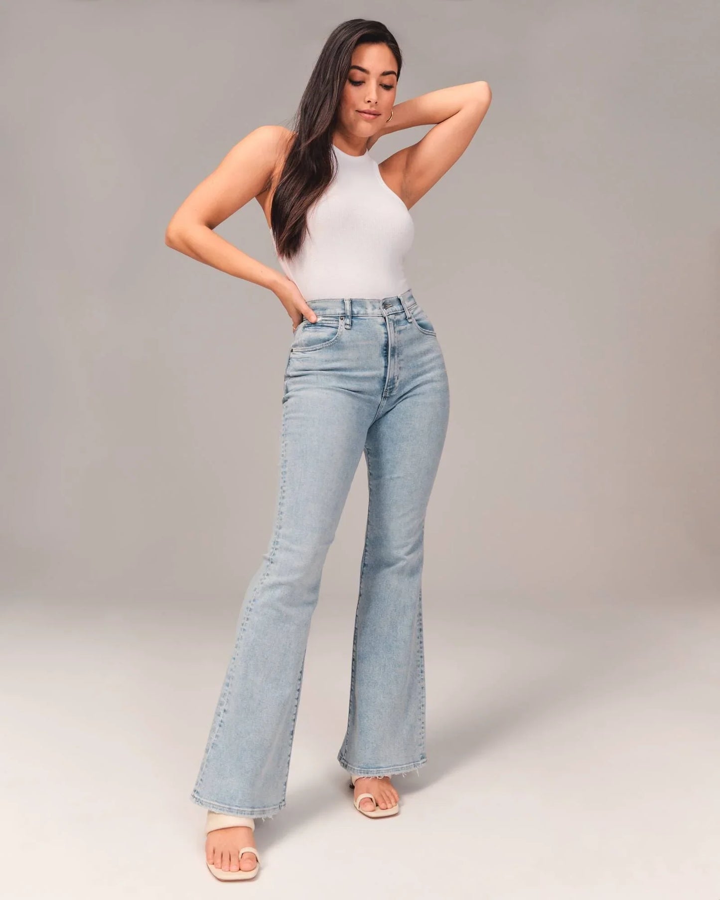 Women's High-Waist Denim Jeans Stylish