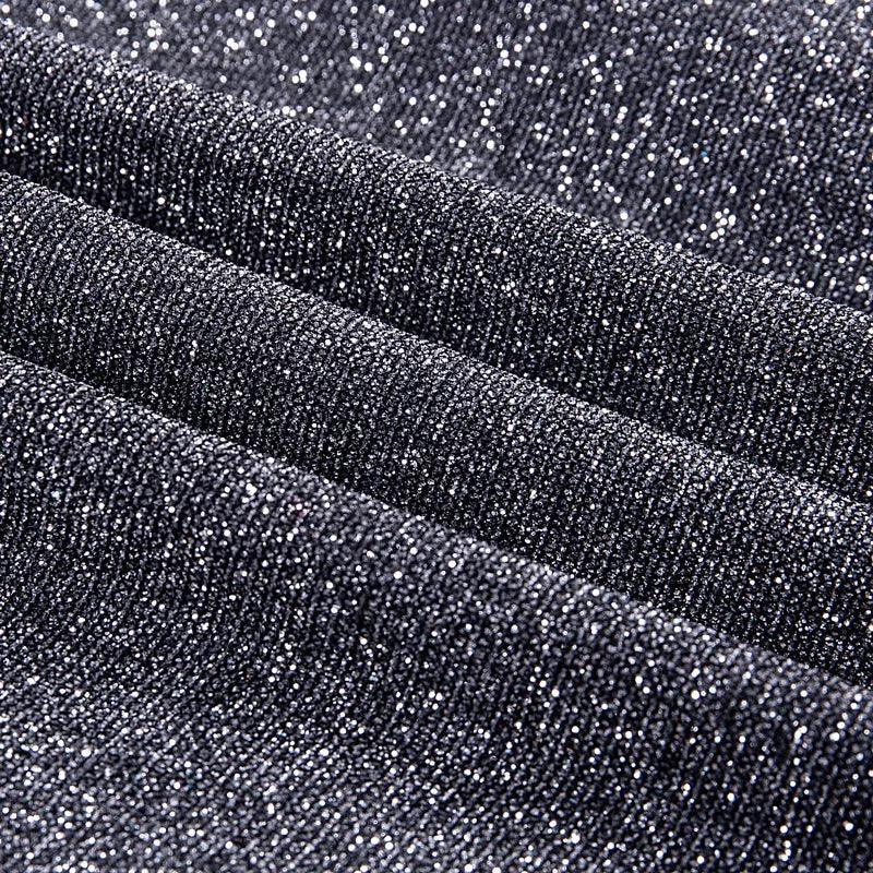 Women's Wide-Leg Trousers Metallic Shimmer