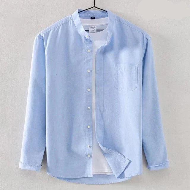 Men's Dress Shirt High Collar Modern Fit