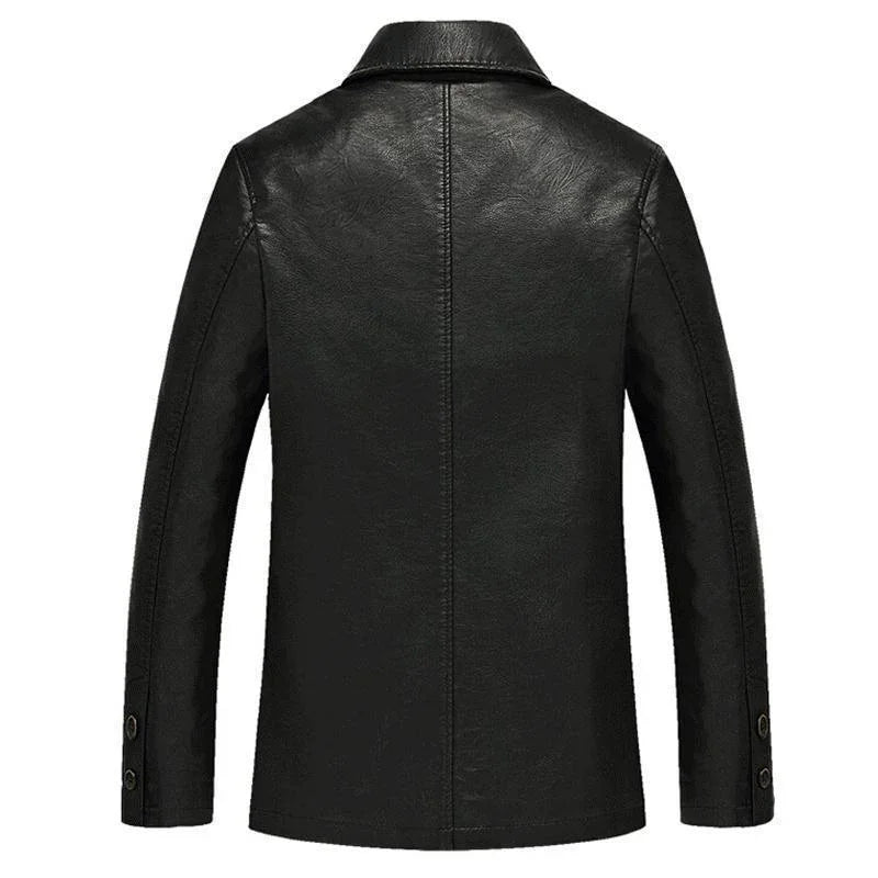 Men's Long Sleeve Jacket Lapel Collar