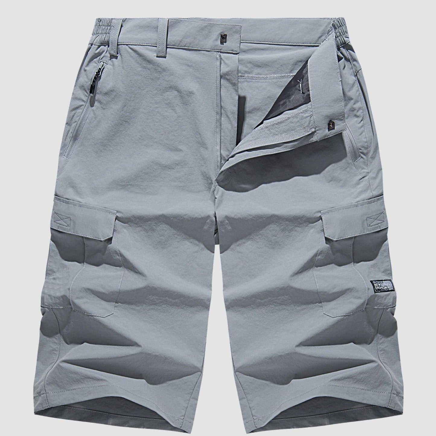 Men's Walking Shorts with Multifunctional Pockets