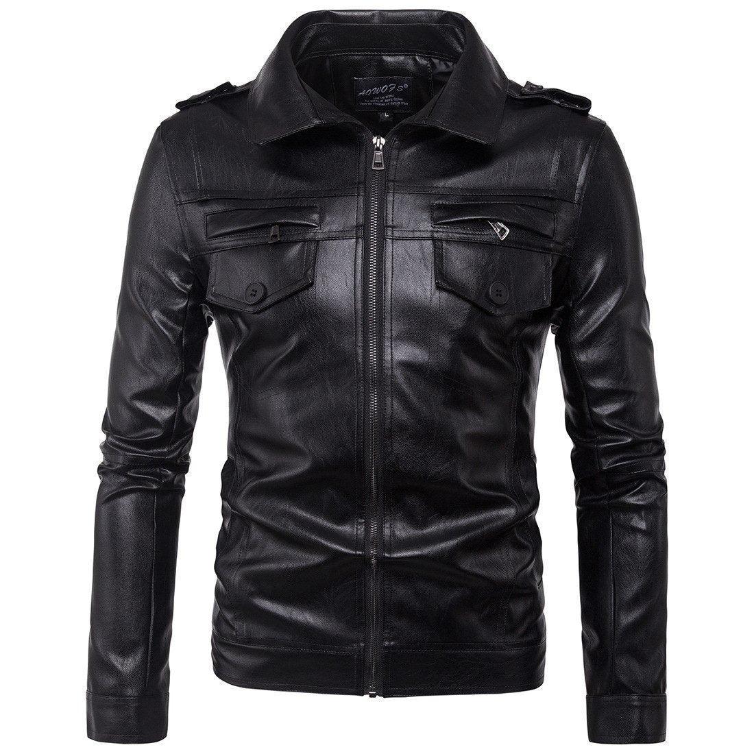 Men’s Windproof Retro Lapel Jacket