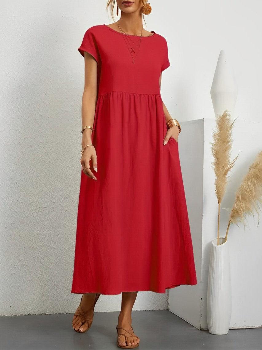 Women's Summer Dress Cotton Breathable Comfortable Fit
