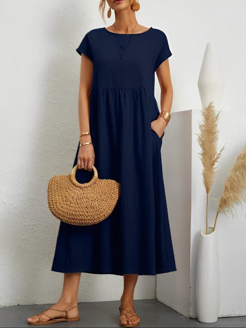 Women's Summer Dress Cotton Breathable Comfortable Fit