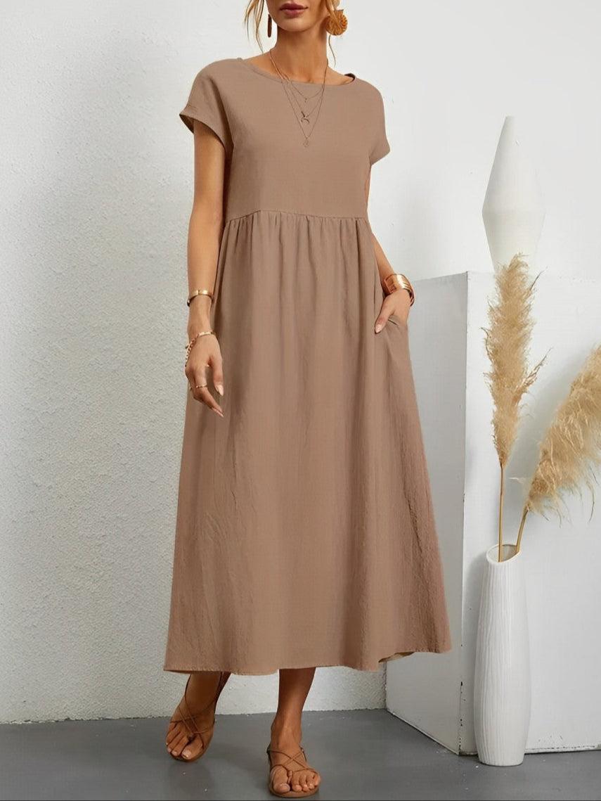 Women's Summer Dress Cotton Breathable Comfortable Fit