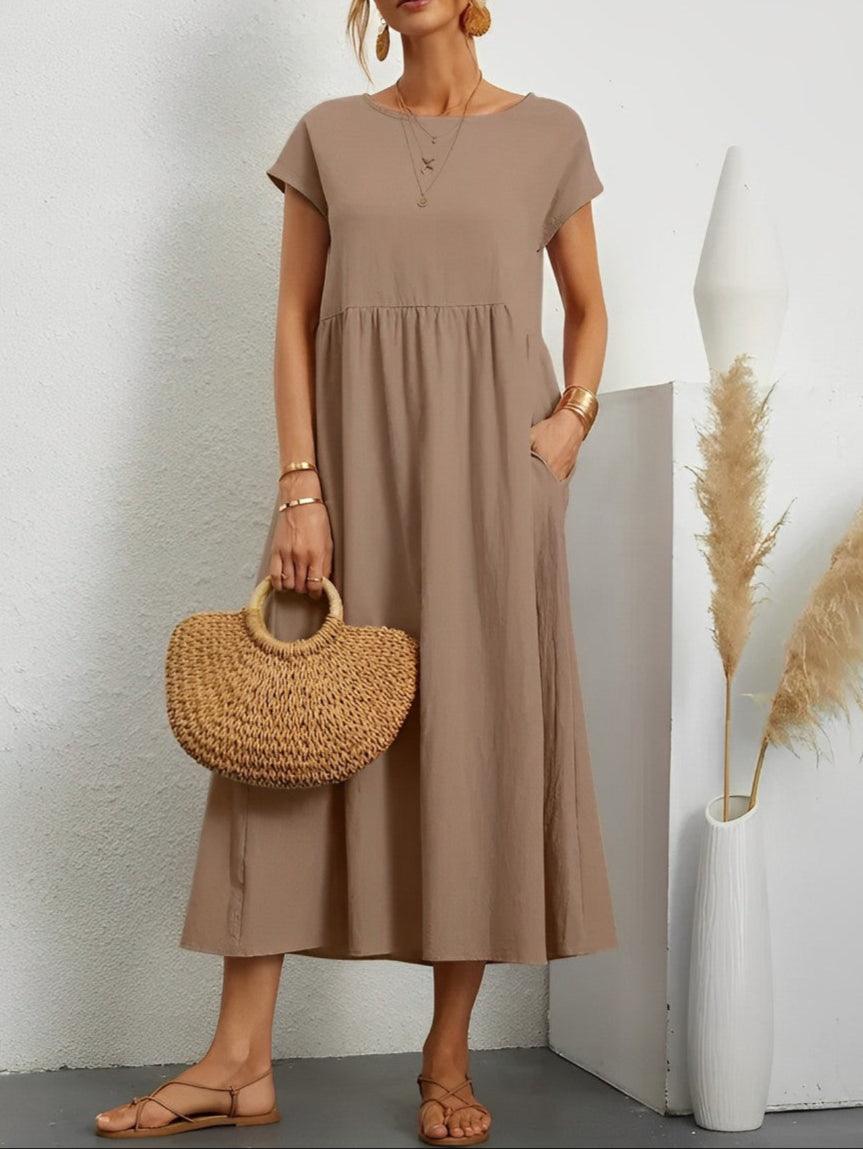 Women's Summer Dress Cotton Breathable Comfortable Fit