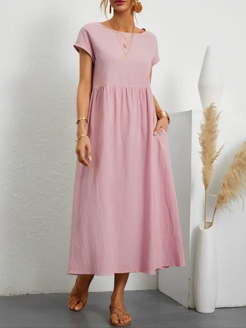 Women's Summer Dress Cotton Breathable Comfortable Fit