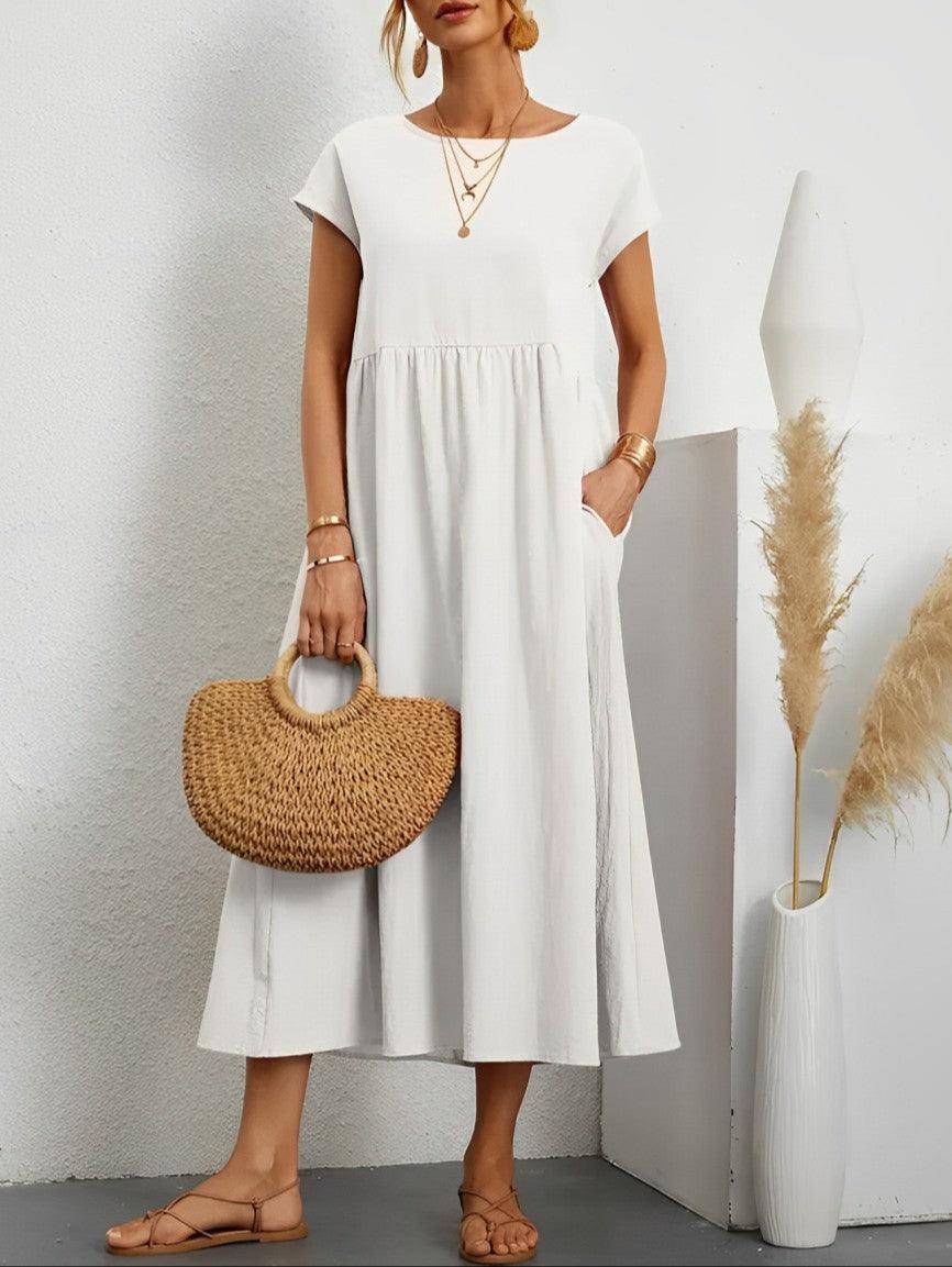 Women's Summer Dress Cotton Breathable Comfortable Fit