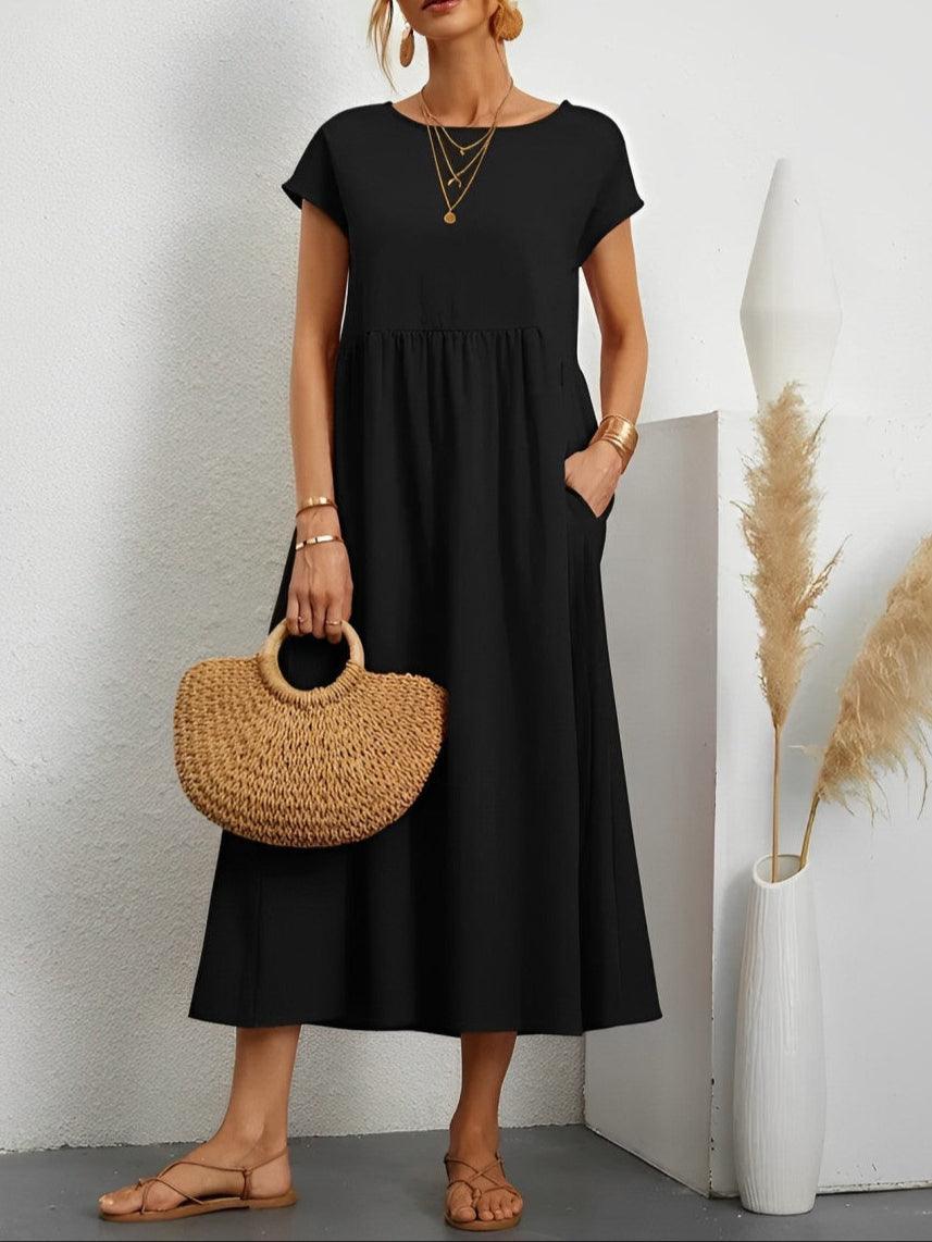 Women's Summer Dress Cotton Breathable Comfortable Fit