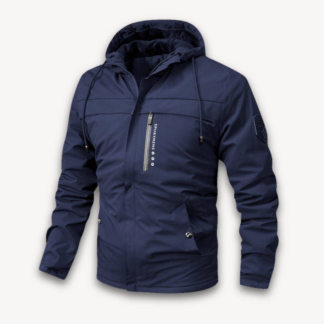 Men's Waterproof Hooded Jacket Lightweight