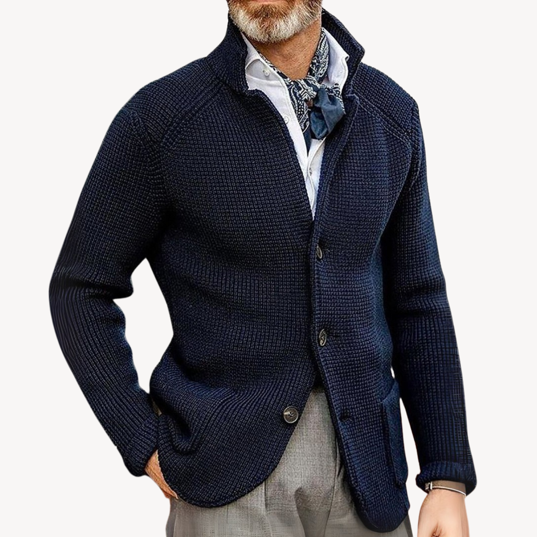 Men's Cardigan Knitted Wool