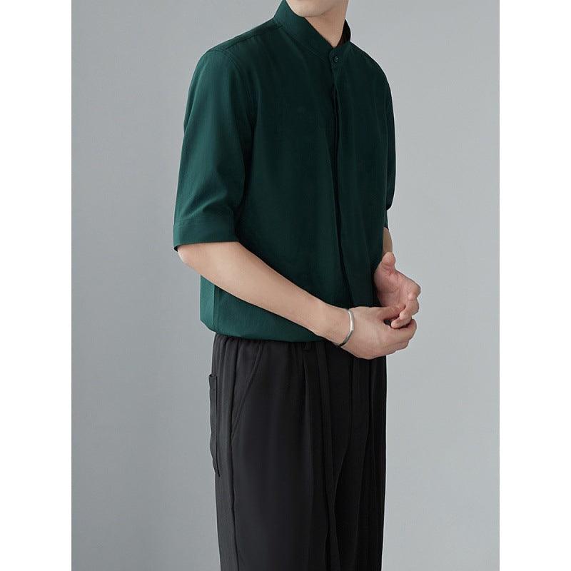 Men's Relaxed Fit Long Sleeve Shirt Lightweight Breathable Fabric