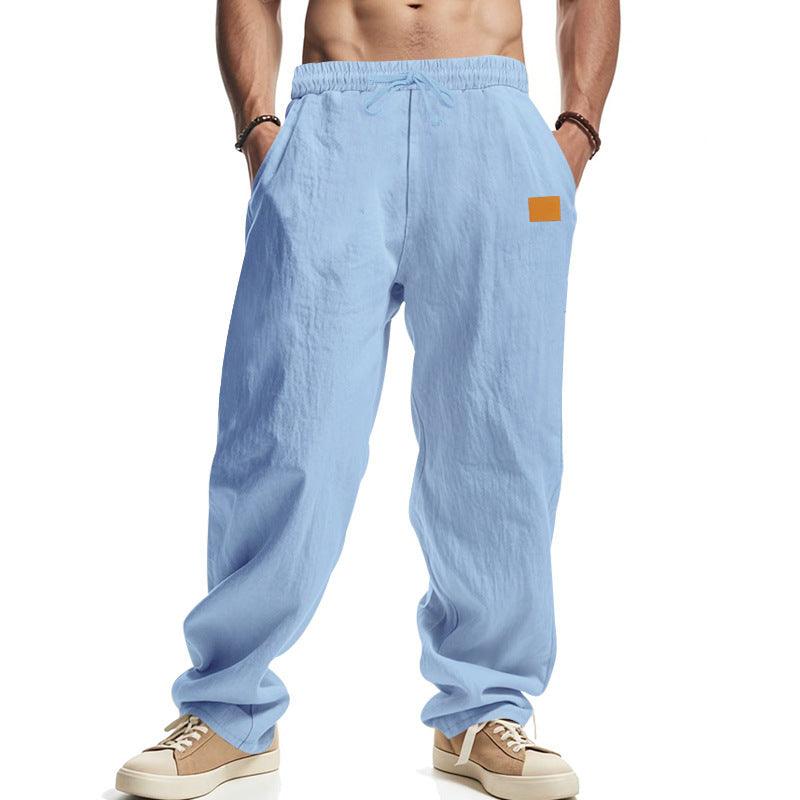 The Solaro Linen Beach Trousers | Lightweight Mid-Waist Casual Pants for Summer Comfort - northernnomad