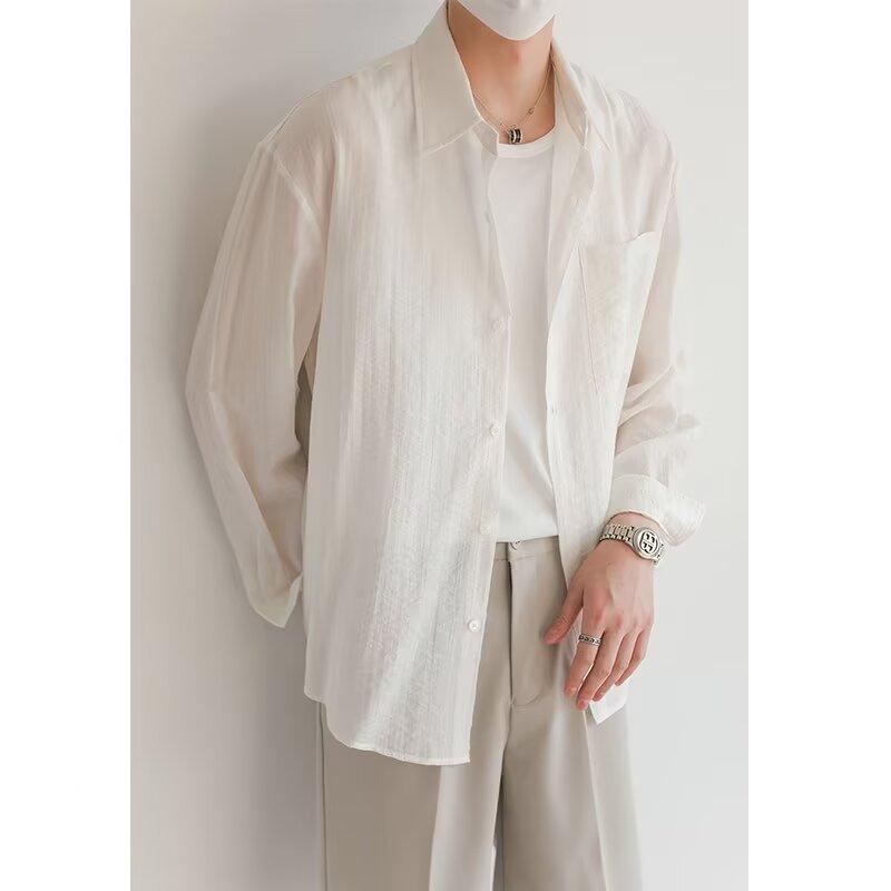 Men’s Lightweight Cotton Long Sleeve Shirt