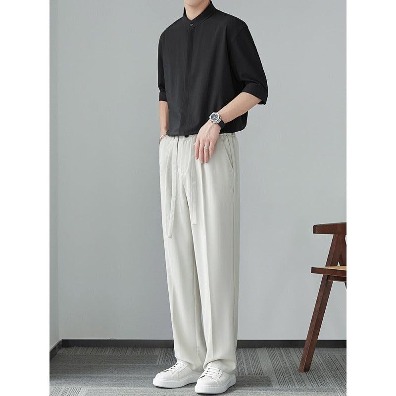 Men's Relaxed Fit Long Sleeve Shirt Lightweight Breathable Fabric