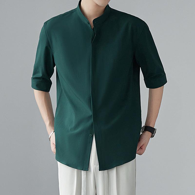 Men's Relaxed Fit Long Sleeve Shirt Lightweight Breathable Fabric
