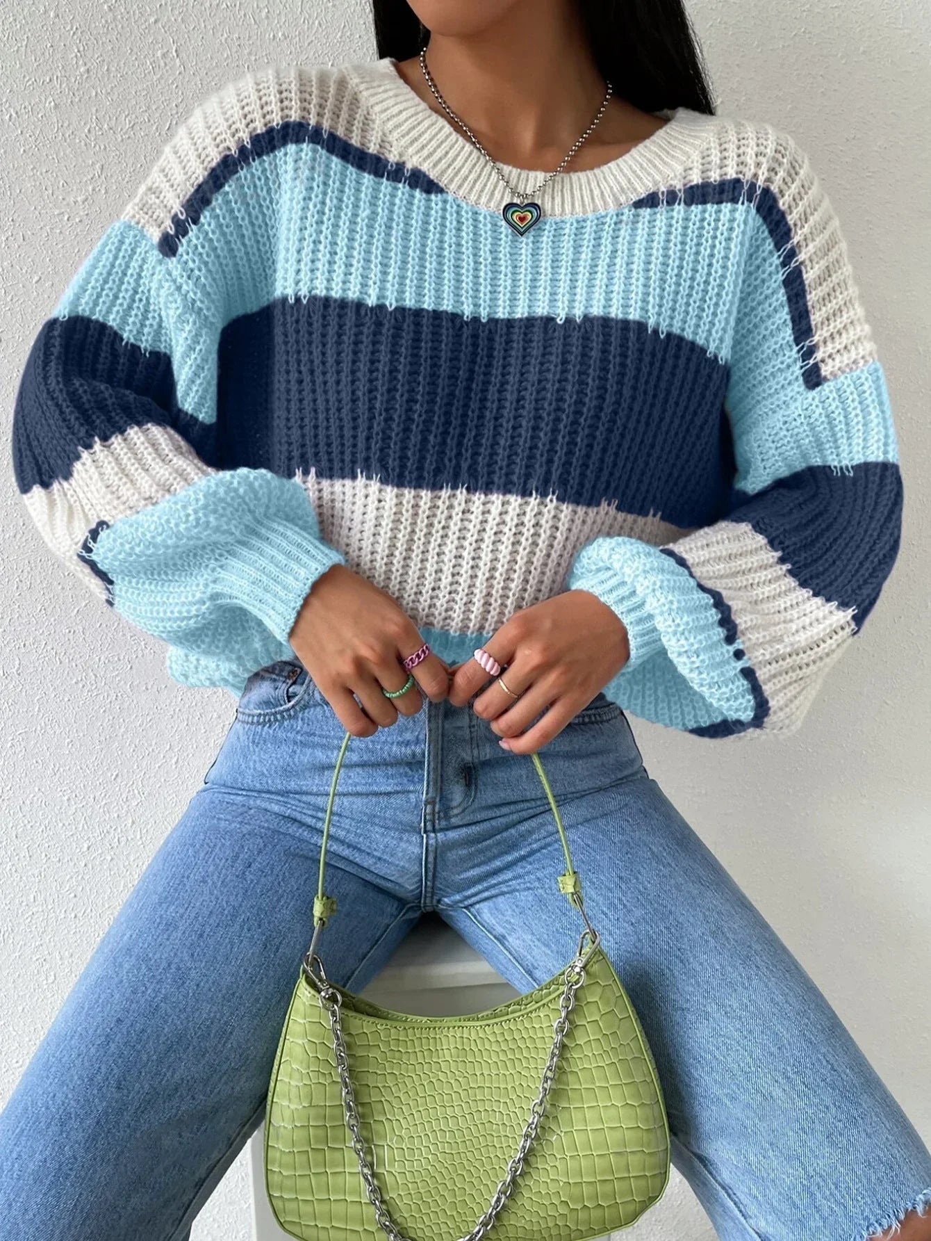 Women's Chunky Knit Oversized Pullover Sweater
