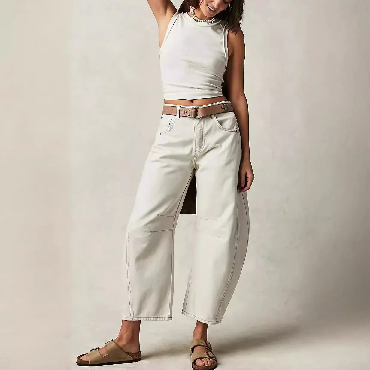 Women's Wide Leg High Waist Jeans