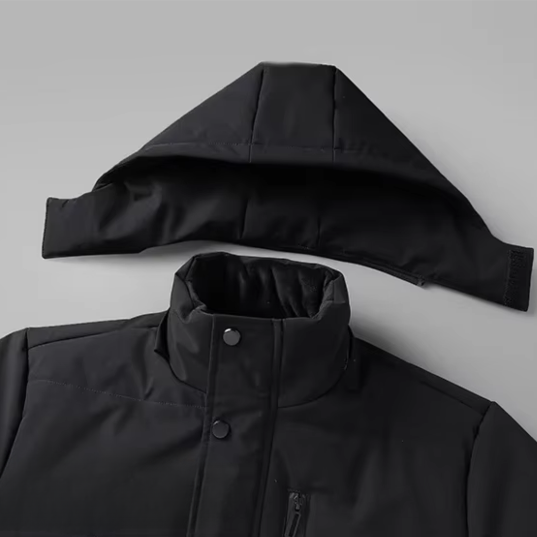 Men's Waterproof Fleece-Lined Winter Jacket