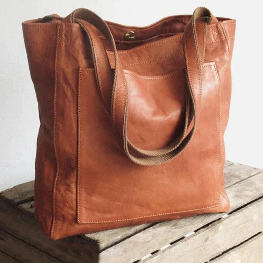 Women's Leather Shoulder Bag Stylish - northernnomad