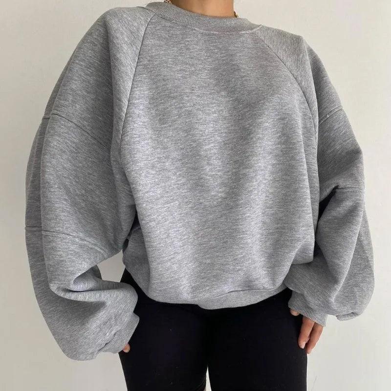 Women's Long Sleeve Loose Knit Sweater