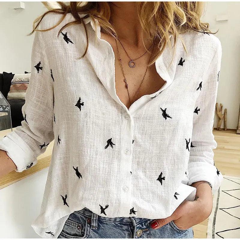 Women's Printed Shirt Cotton